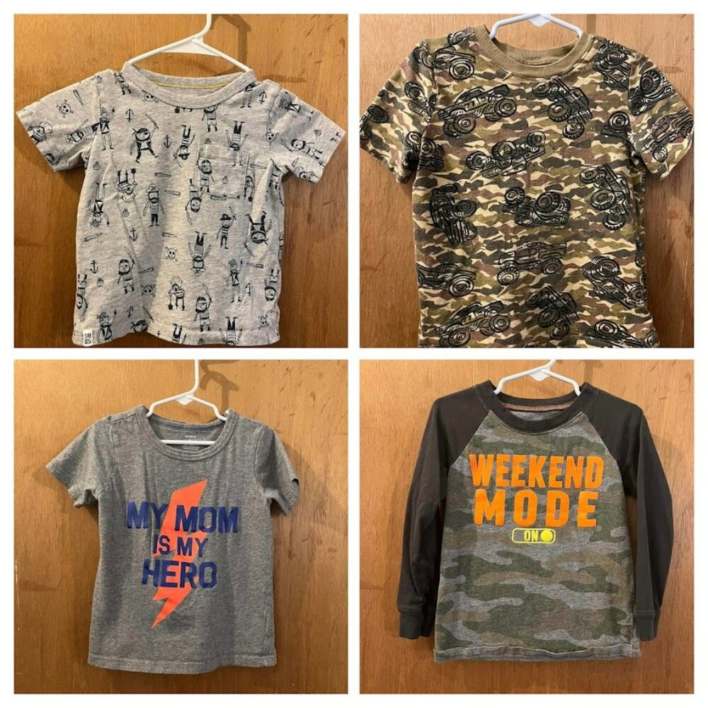 🐻 Size 4T - 4 Boys Casual Knit Shirt